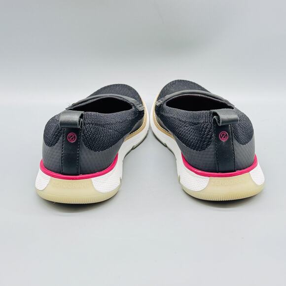 Cole Haan Shoes Women 6.5 Black Knit Stitchlite Zerogrand Sneaker Casual Slip On - Picture 8 of 13